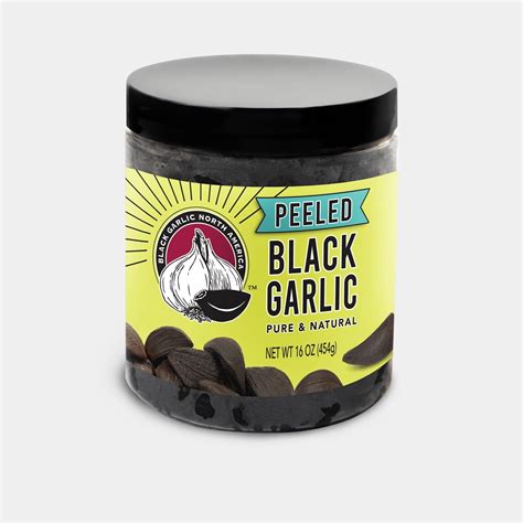 Black Garlic North America™ Buy Peeled Black Garlic 1 Pound 16oz