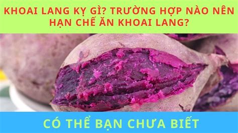 Khoai Lang K G Tr Ng H P N O N N H N Ch N Khoai Lang Youtube