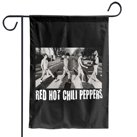 Vintage Red Hot Chili Peppers The Abbey Road Garden Flags