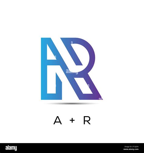 Ar Letter Creative Logo Design Stock Vector Image And Art Alamy