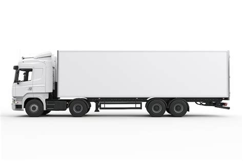 Premium Photo A White Truck Is Parked On A White Surface