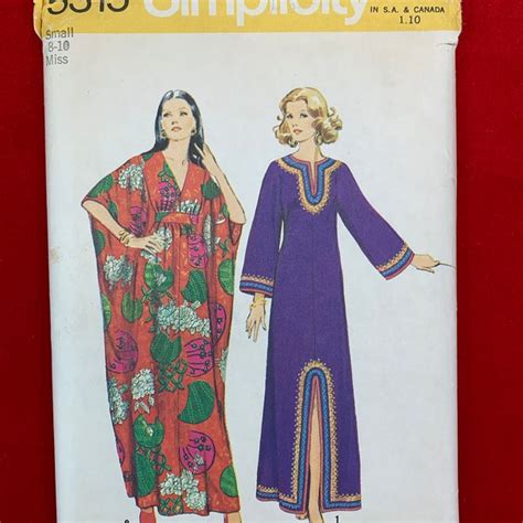 Caftan Sewing Pattern Etsy