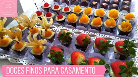 Doces Finos Para Casamento E Anivers Rio Comofazerdocesfinos