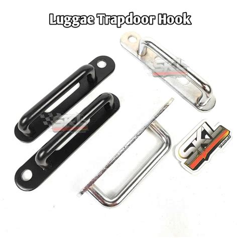 Jual Luggage Trapdoor Hook Pengait Tali Barang Vespa Plat Pengaman