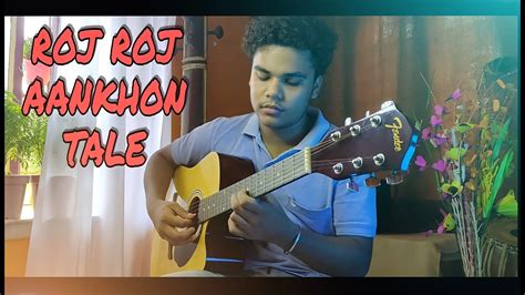 Roj Roj Aankhon Tale Guitar Cover Piku Adhikary Asha Bhosle Amit