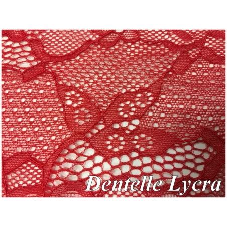 Dentelle Rouge Brodé lycra Grande Largeur Pour Lingerie décoration