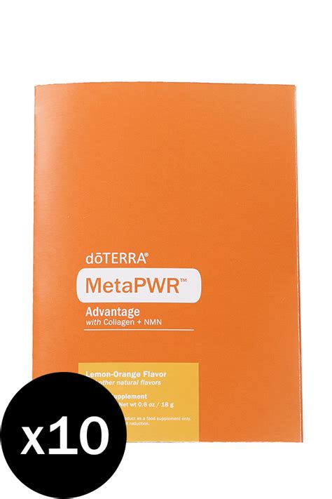 MetaPWR Advantage Trifold (Empty 10-Pack) | doTERRA Essential Oils