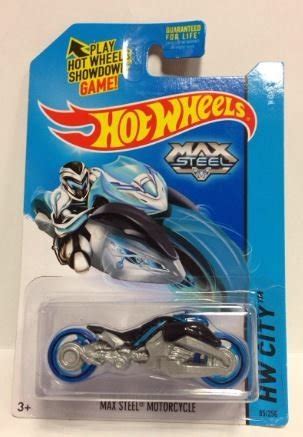Hot Wheels Max Steel Motorcycle Black Amazon In Toys Games