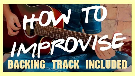 How To Improvise On C Major Scale Guitar Tabs Backing Track Easy Solo Lesson For Beginners