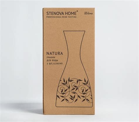 Купить графин для воды natura, цвет: , материал: Хрустальное стекло