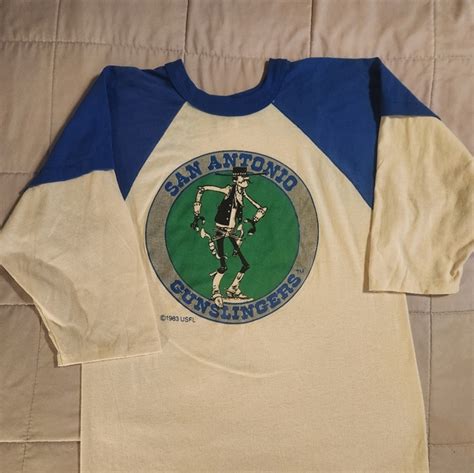 Tops Vintage San Antonio Gunslingers Usfl Team Tshirt Poshmark