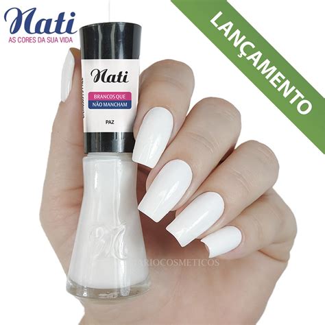 NOVO Esmalte Nati Cremoso Paz Coleção BQNM 8ml Shopee Brasil