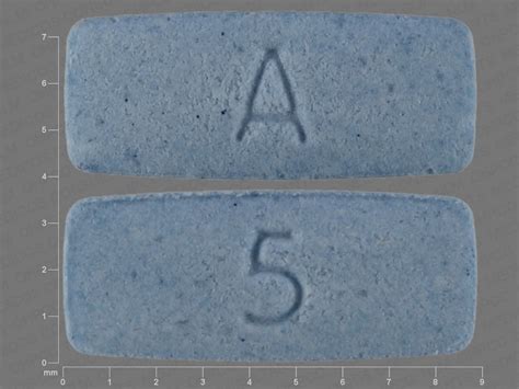 Pill Finder: A 5 Blue Rectangle - Medicine.com