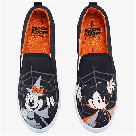 Shop Hot Topic S New Mickey Minnie Disney Halloween Shoes Ps Smart Living