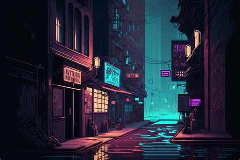 Free Cyberpunk Backgrounds by The Outlander