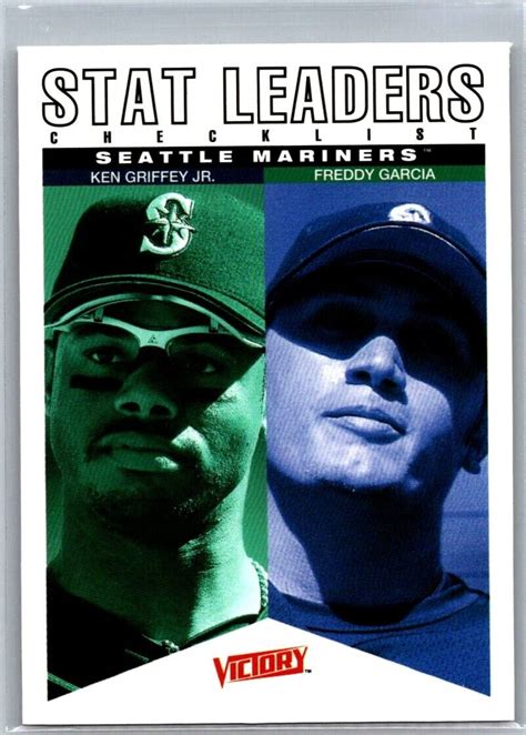 Ken Griffey Jr Freddy Garcia Upper Deck Victory Seattle