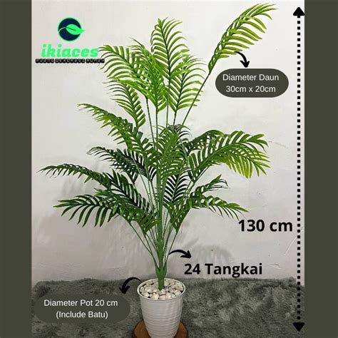 Jual Daun Palem Jumbo Daun Artifisial Daun Palsu Daun Plastik Dekorasi