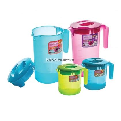 Elianware Bpa Free Tall Fridge Hot Water Jug Pitcher Tahan Panas Kendi Air Plastik L L L