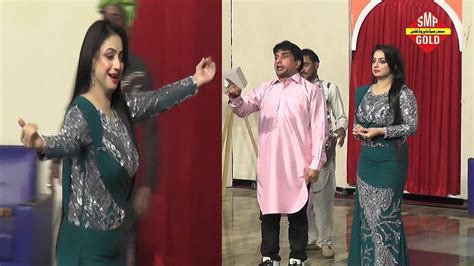 Nida Choudhary With Sakhawat Naz New Comedy Punjabi Stage Drama