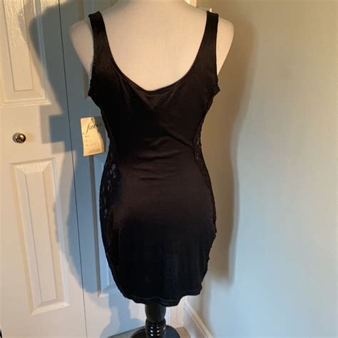 Faris Intimates Sleepwear Nwt Faris Black Sexy Slip Dress Lingerie Poshmark