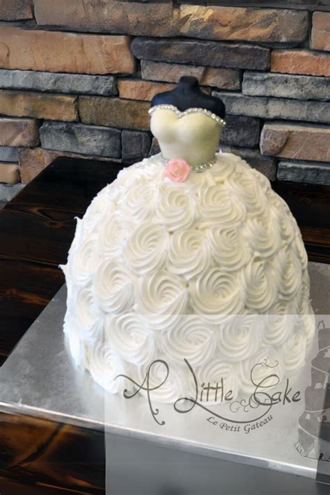 Bride Wedding Gown Bridal Shower Cake