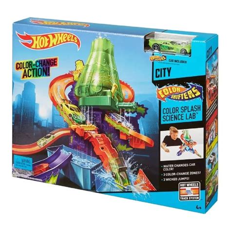 Pista Hot Wheels Color Shifters Esta O Cient Fica Mattel Shopee Brasil