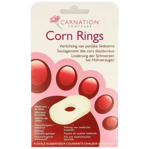 Carnation Corn Rings Viltringen Voor Likdoorns Stuks Kopen Of