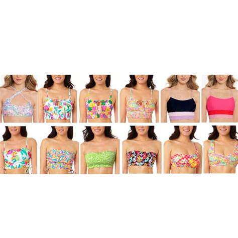 Salt Cove Swim Nwt Salt Cove Juniors Assorted Bikini Tops Smocked Cami Sz Xsxl Hl