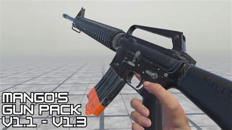 Everything In V1 1 V1 3 Of Mango S Gun Pack Bonelab Mods Youtube