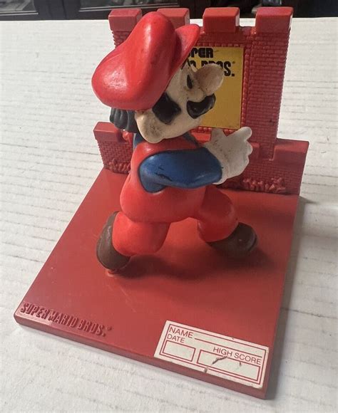 1988 Nintendo Super Mario Bros Trophy Figure Super Mario Fireball See