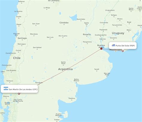 Flights From Punta Del Este To San Martin De Los Andes PDP To CPC