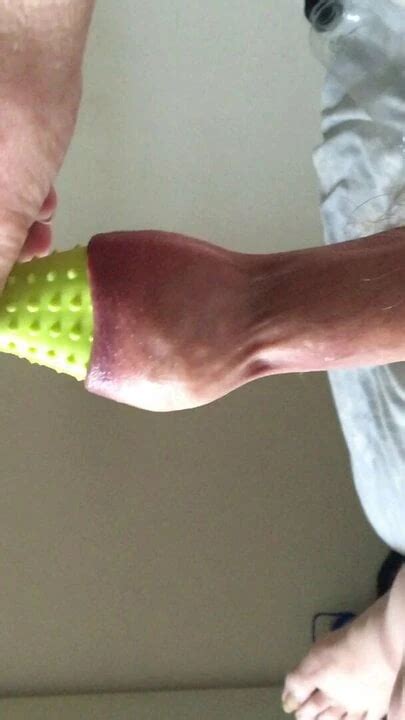 Foreskin Stretch On Saturday Rubber Toy British Gay Amateur Porn