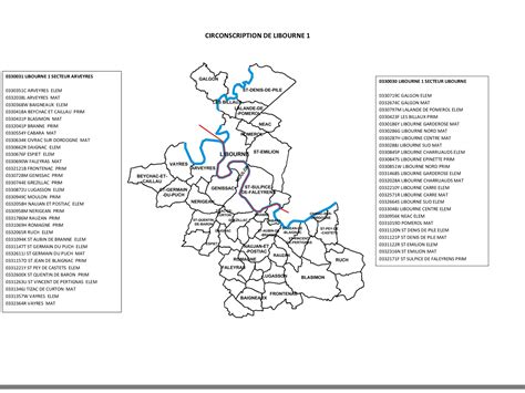 carte gironde mouvement : cironscription, zone géographique.