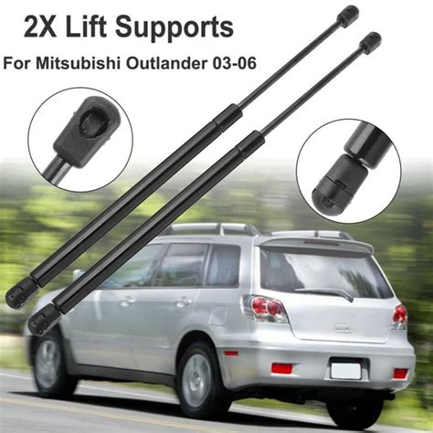 2x Liftgate Tail Gate Door Spring Gas Strut Lift Supports Shocks For Mitsubishi Outlander 2003