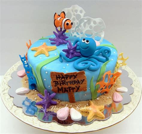 Ocean Theme Birthday Cake • Chocovira Chocolates