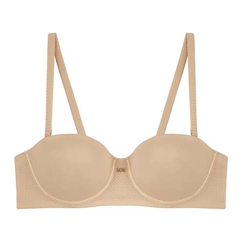 Soutien gorge bandeau à armatures Insoupçonnable nude de Lou
