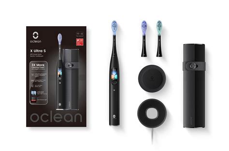 Oclean X Ultra S elektriskās zobu birstes komplekts, melns