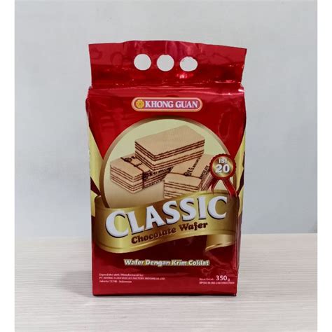 Jual Biskuit Khong Guan Classic Chocolate Wafer Biscuit Khong Guan