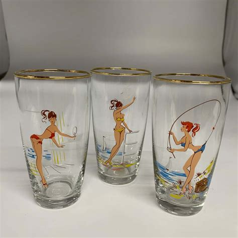 X Vintage Retro Bikini Clad Beach Blonde Women S