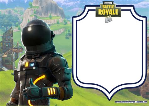 Free Fortnite Invitation Templates Free Printable Birthday Invitation