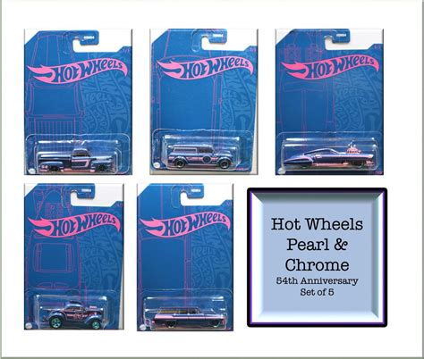 Hot Wheels Pearl Chrome Th Anniversary Set Of Etsy