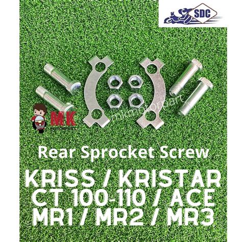 Sdc Rear Sprocket Screw Set Modenas Kriss Kristar Ace Ct