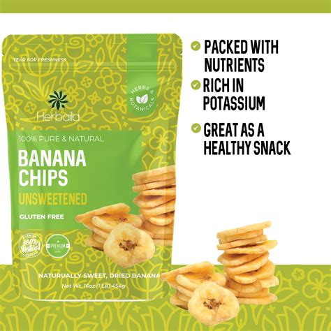 Snapklik Dried Banana Chips Unsweetened Bulk Lb Dried Bananas