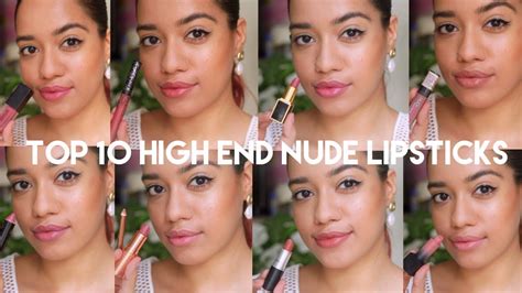 Top 10 High End Nude Lipsticks Youtube