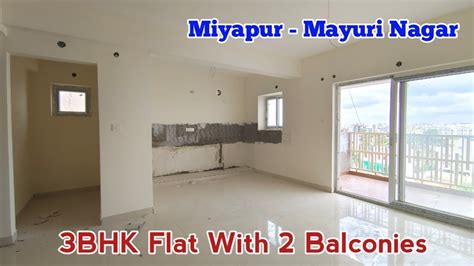 Spacious 3bhk Brand New Flat For Sale In Miyapur Mayuri Nagar Gated