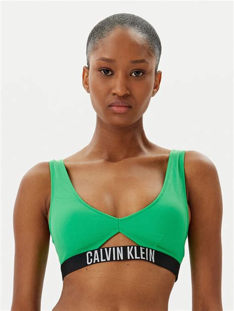 Calvin Klein Swimwear G Ra Od Bikini Kw Kw Zielony Modivo Pl