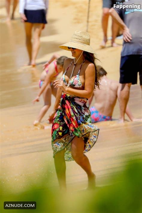 Jessica Alba Stuns In Sexy Floral Bikini At Poipi Beach Party Aznude