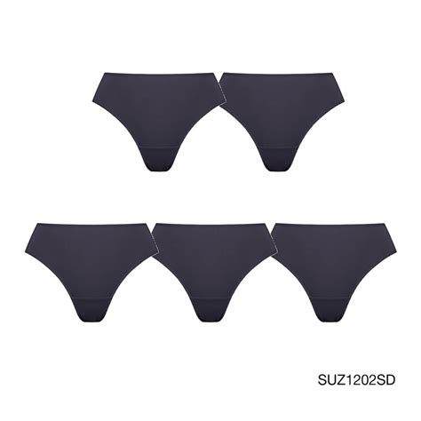 Sabina กางเกงชนใน Set ชน JUMBO ทรง Bikini รน Panty Zone รหส SUZ SD สเทาเขม