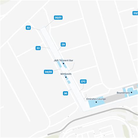 Glasgow Airport Concourse A Map And Guide