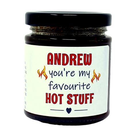 Hot Stuff Personalised Chilli Jam 200g The Chilli Jam Man